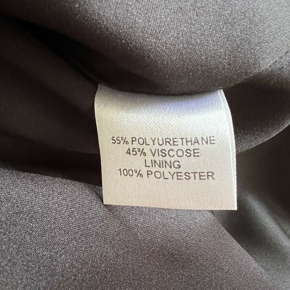 MICHELLE MASON Faux Leather Asymmetrical Mini Dress in Black - Picture 7 of 8